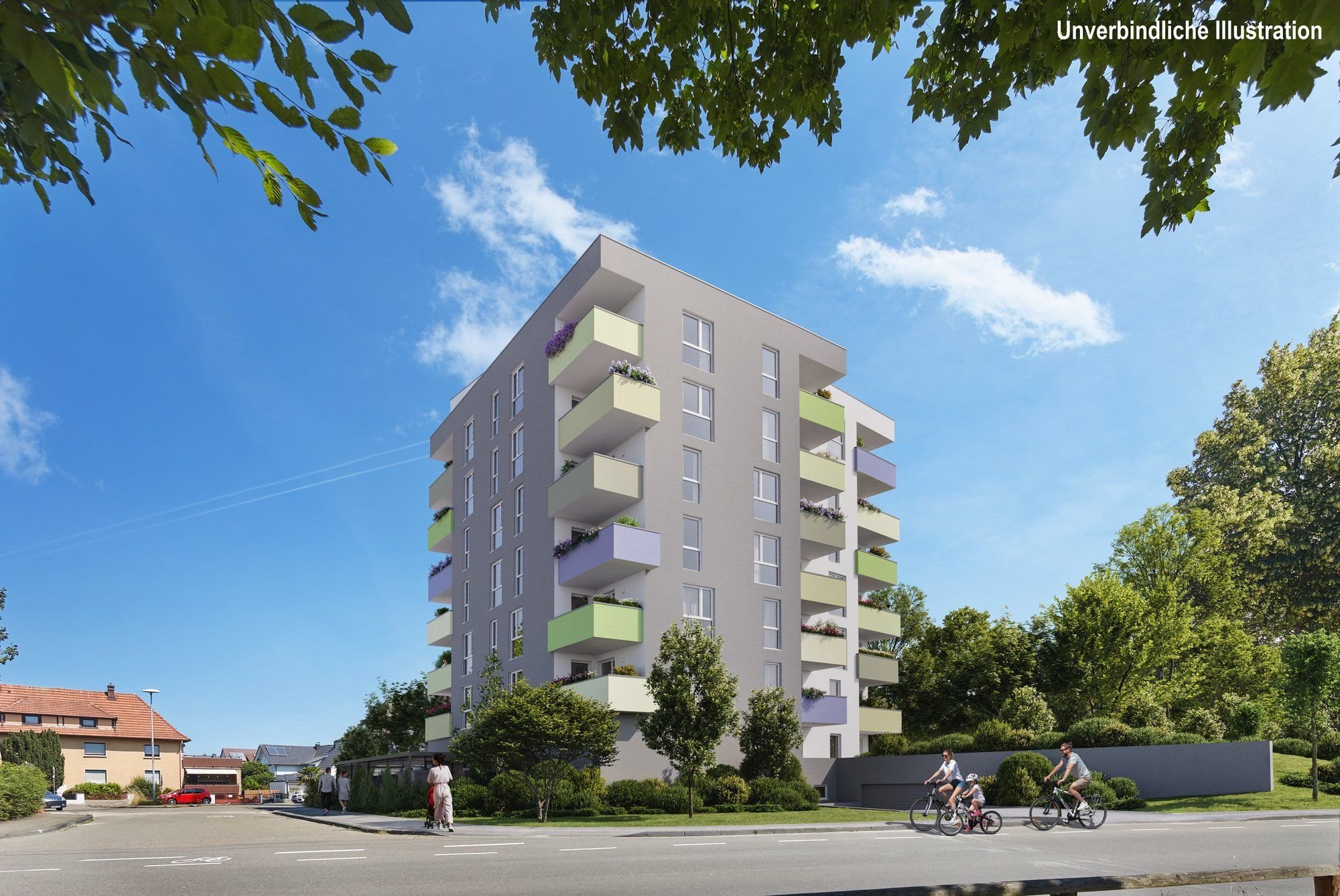 Erstbezug Moderne 2 Zimmerwohnung Mit Balkon Wohnung Kehl 2DVAX53