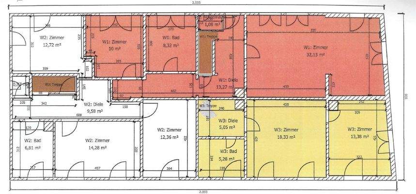 Grundriss Obergeschoss