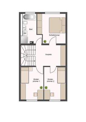 Grundriss Obergeschoss