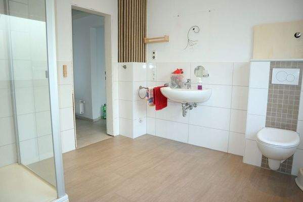 Tageslicht-Bad im Erdgeschoss ...