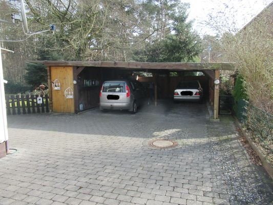 Carport  für 4 Fahrzeuge