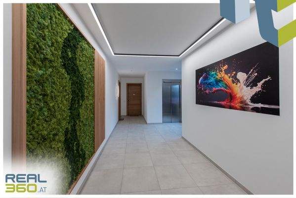 Entree wie in einem Hotel