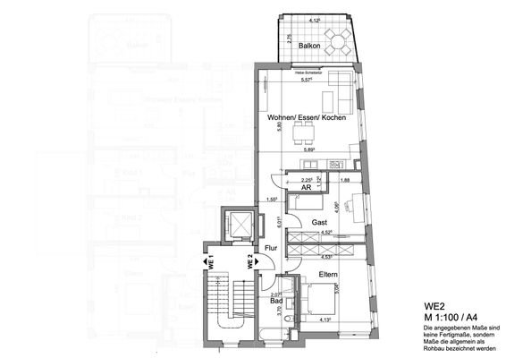 Grundriss 1. OG - rechts