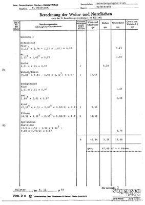 Wohn- und Nutzflächen