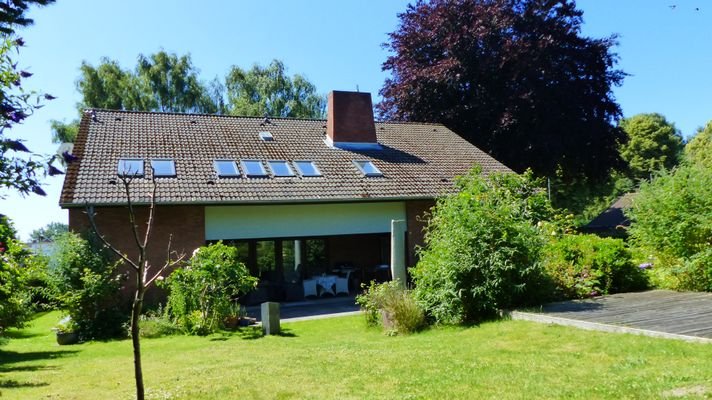 Rückseite des Hauses