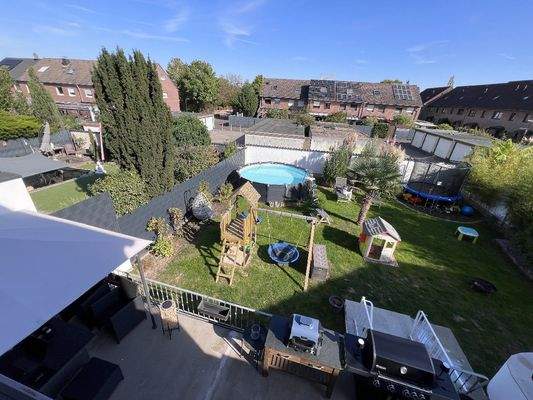 Aussicht vom Balkon im 1 OG