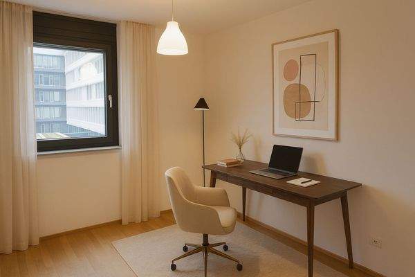 Stilvolles Arbeitszimmer