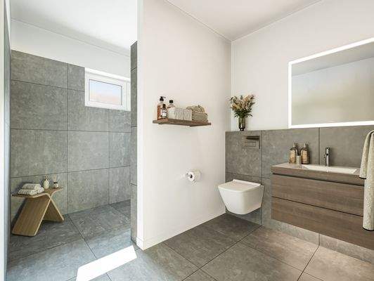 Visualisierung Badezimmer - Beispielwohnung