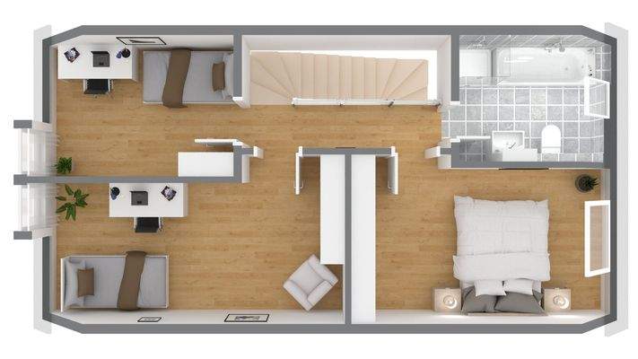 Grundriss Obergeschoss