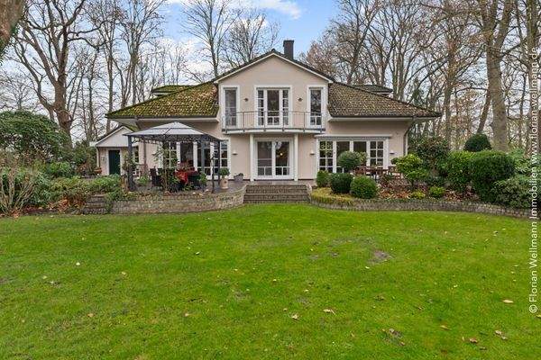 Gartenansicht des Hauses