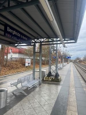 S-Bahnsteig Richtung Berlin