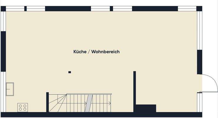 Grundrissplan ohne Maßstab OG