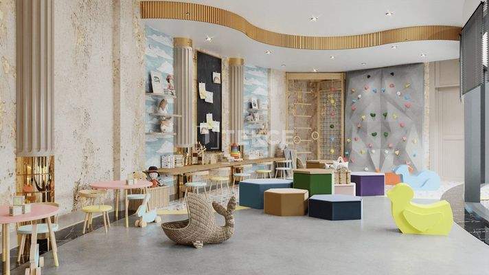 City View Apartments in a Complex with a Pool in Alanya