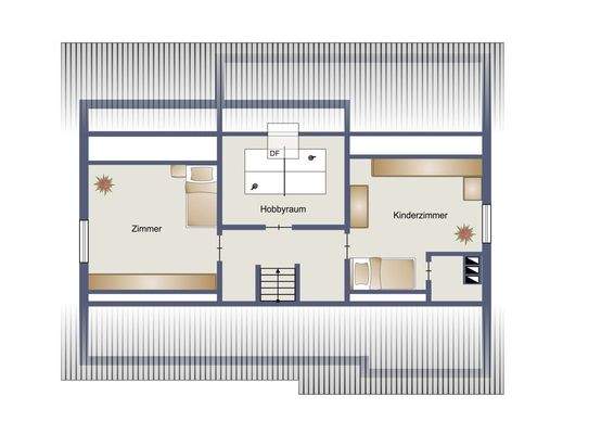 Grundriss Hinterhaus DG