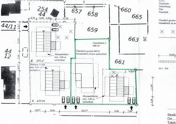 Grundstück 2+3   1.246 qm