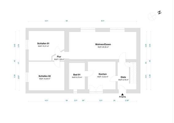 Grundriss Erdgeschoss