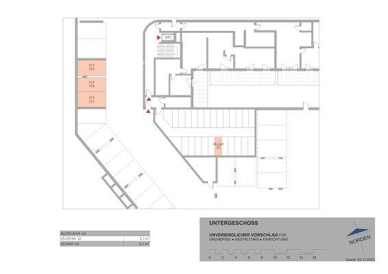 Grundriss - UNTERGESCHOSS -
