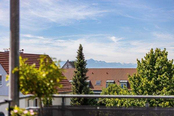 Das Schloss und den 2500 m hohen Säntis im Blick