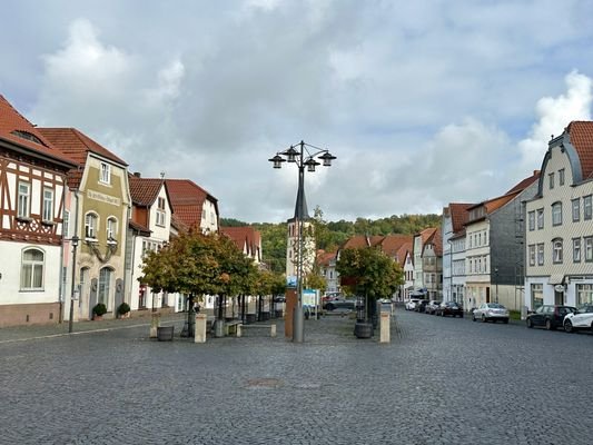 Blick auf den Markt von Vacha