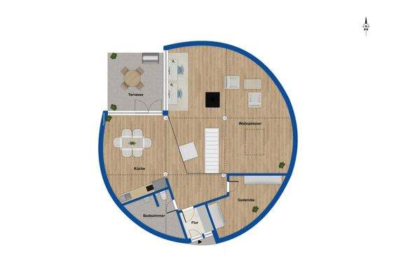 Grundriss - Erdgeschoss