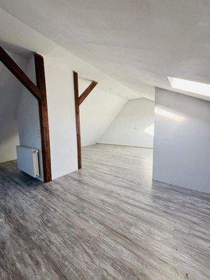 Maisonette: Wohnbereich in der oberen Ebene 