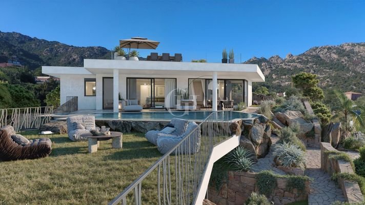 Terrasse Blick Stein Detail