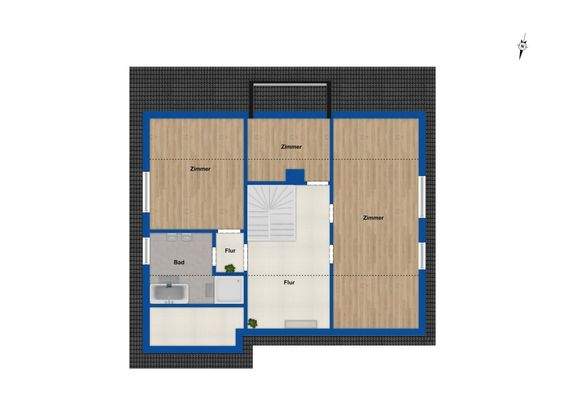 Grundriss Dachgeschoss 