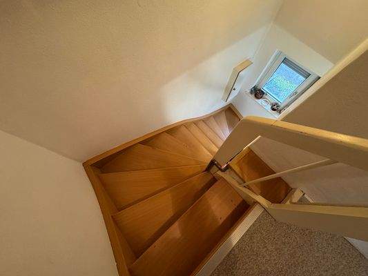 Treppe zum OG.
