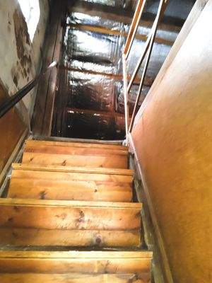 Treppenaufgang Dachboden