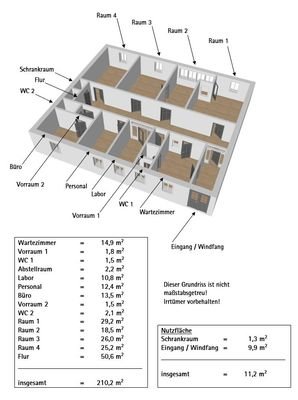 Grundriss und WFL
