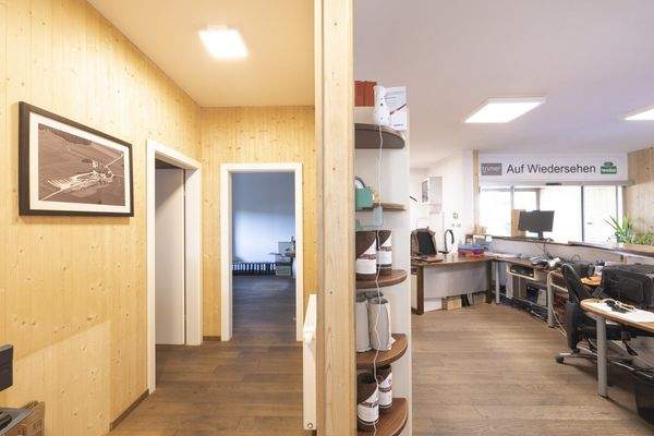 Empfang-Büro - hinter den Kulissen