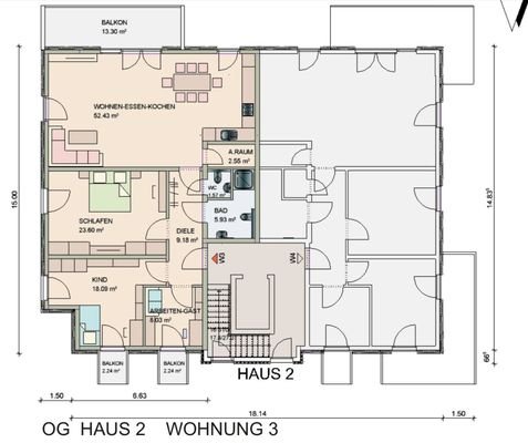 Haus 2 Wohnung 3