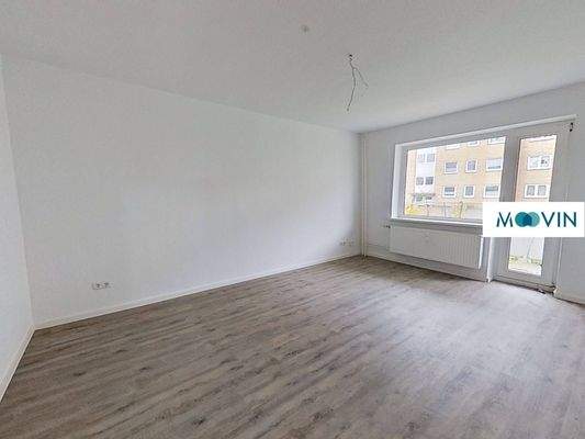 Ansicht I: Wohn- und Esszimmer