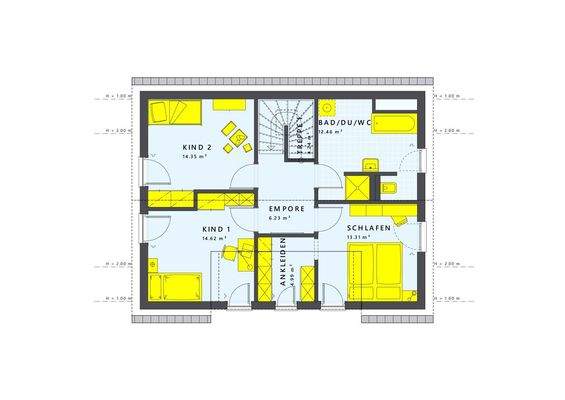 Grundriss Dachgeschoss