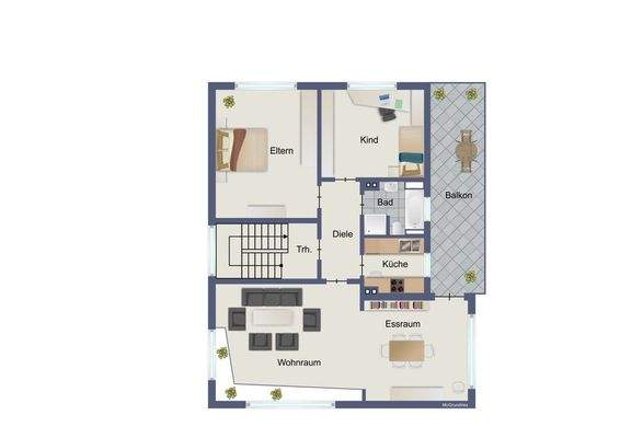 Gundriss 1.OG KIC Immobilien