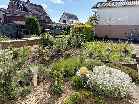 herrliche Gartenfläche