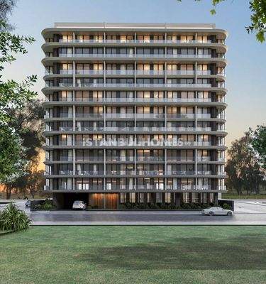 Flats in a Complex with Security in Kagithane Istanbul