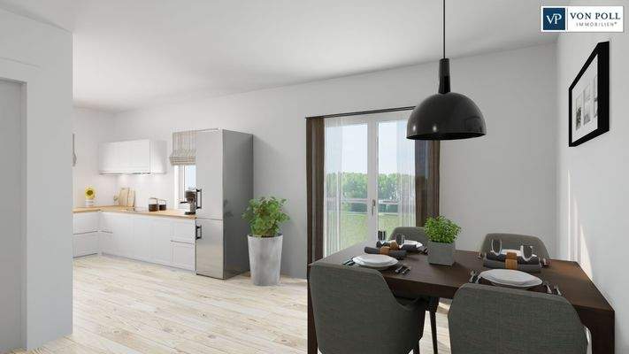 Ansicht Wohnen / Kochen / Essen