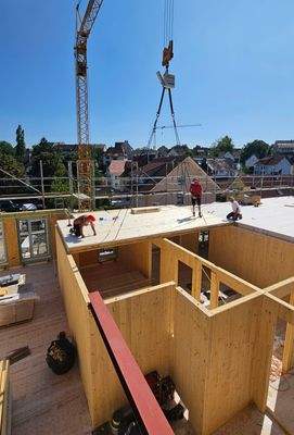 Neubau Grüne Mitte - Holzelementdecken