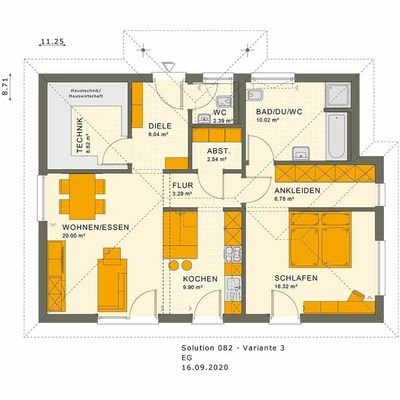 Solution 82 Livinghaus Grundriss