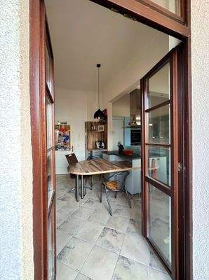 Balkonzugang in der Küche