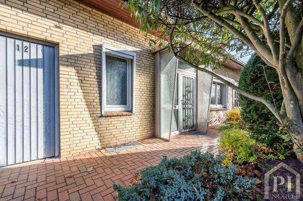 Überdachter Hauseingang