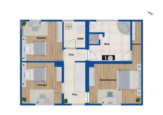 Grundriss Obergeschoss