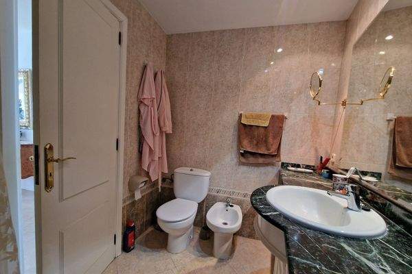 Ansicht des Badezimmers