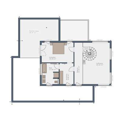 Grundriss Obergeschoss