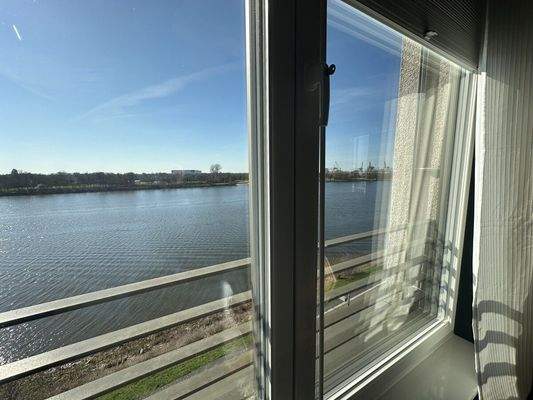 Blick aus dem Schlafzimmer