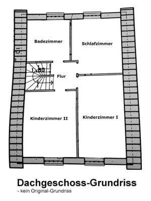Dachgeschoss-Grundriss