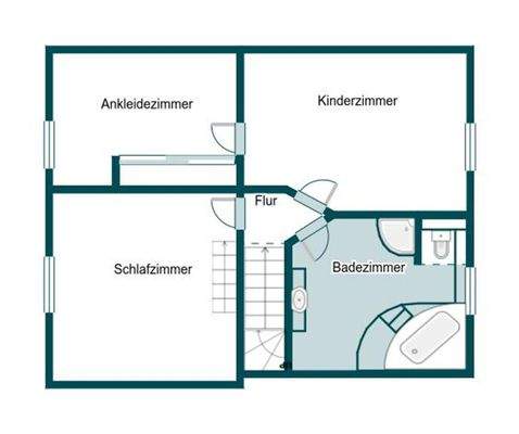 Grundriss Skizze 1.OG
