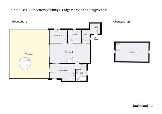 Grundriss - Umbauempfehlung