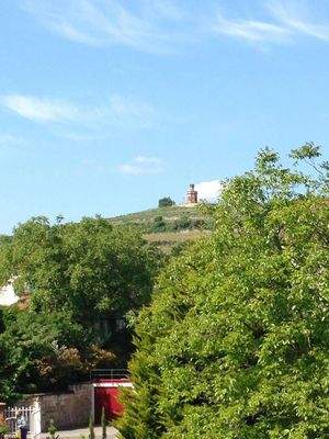 Blick auf den Flaggenturm